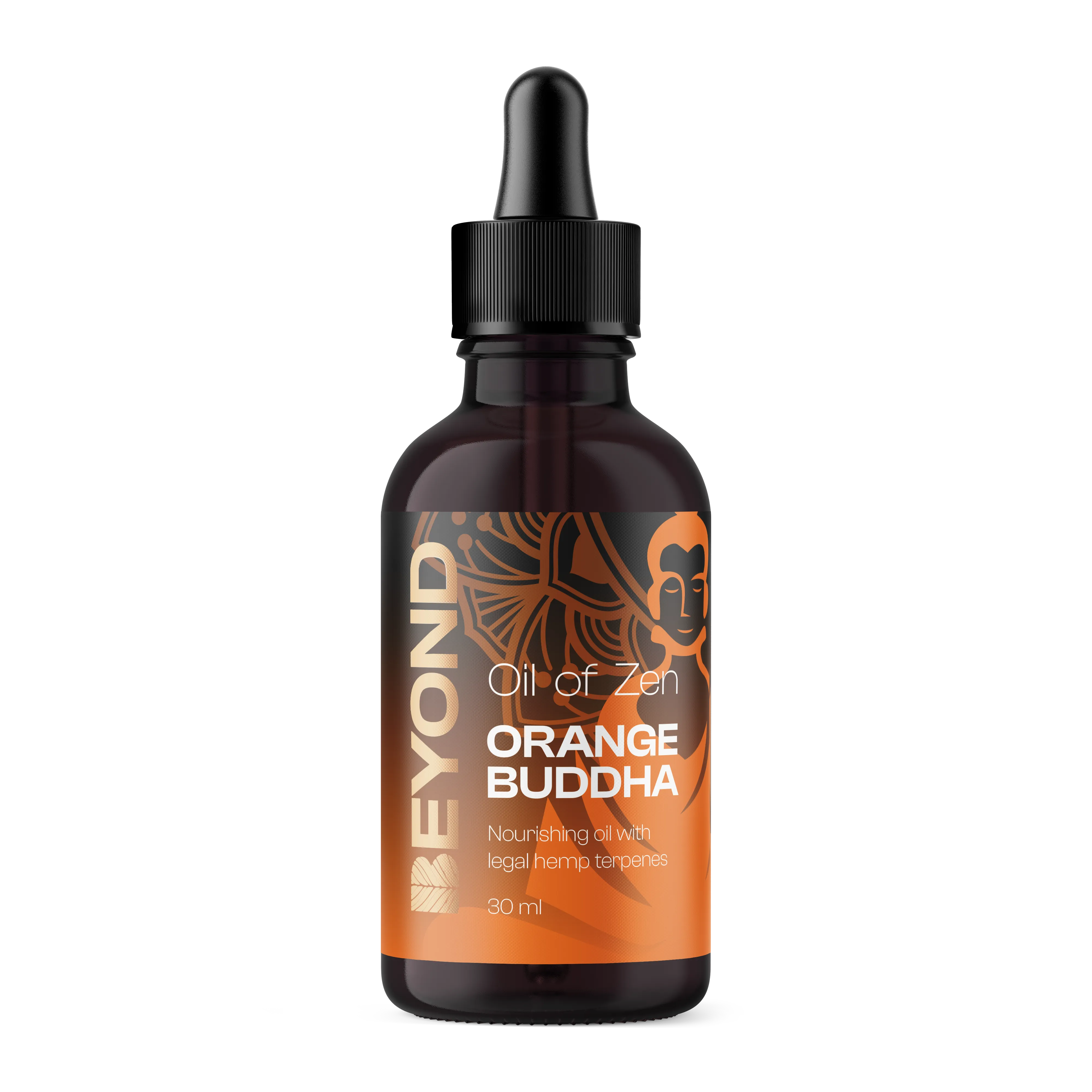Beyond Oil of Zen Orange Buddha